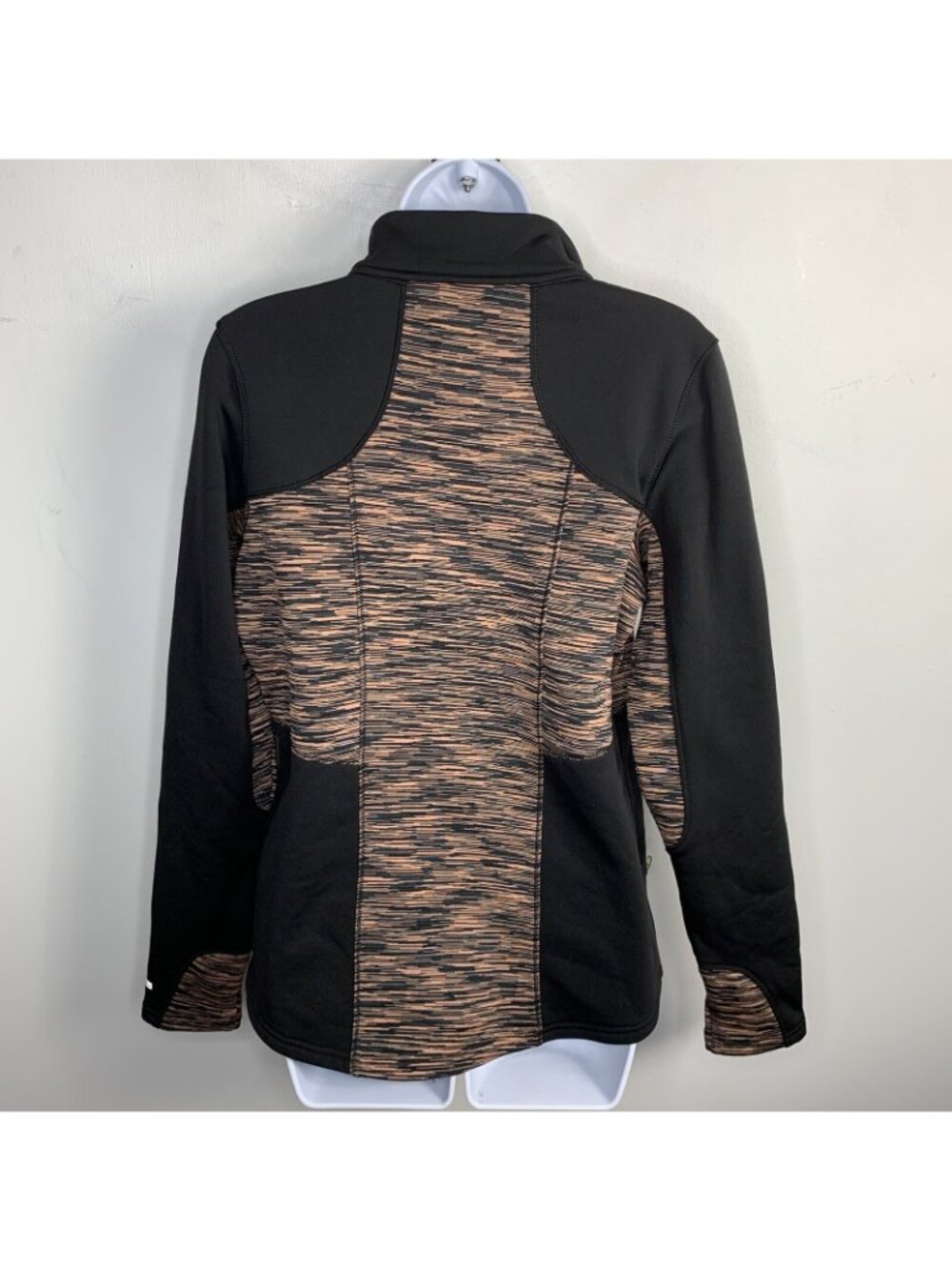 Avalanche Womens Jacket Sz L Black Zip Thumb Holes Athletic Wicking Activewear - Picture 4 of 12